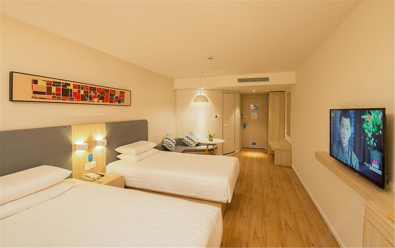 Hanting Hotel Shanghai Pudong Airport Zhuqiao Exterior foto